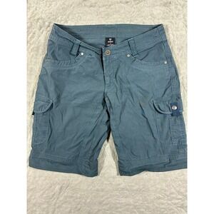 Kuhl Womens Long Hiking Shorts Size 4 Splash Cargo Bermuda